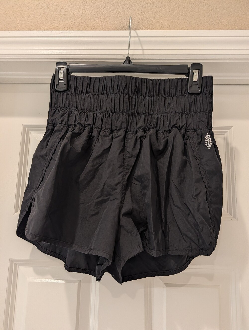 Free People Movement The Way Home Shorts Black Size Medium